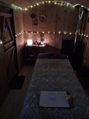 Inside Wagon Shepherds Rest Massage Therapist Aromatherapy Holistic Therapy Stoke on Trent Staffordshire Cheshire